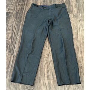 Ted Baker Jefferson Pants Constructed 100% wool Straight dress size 30R Gray